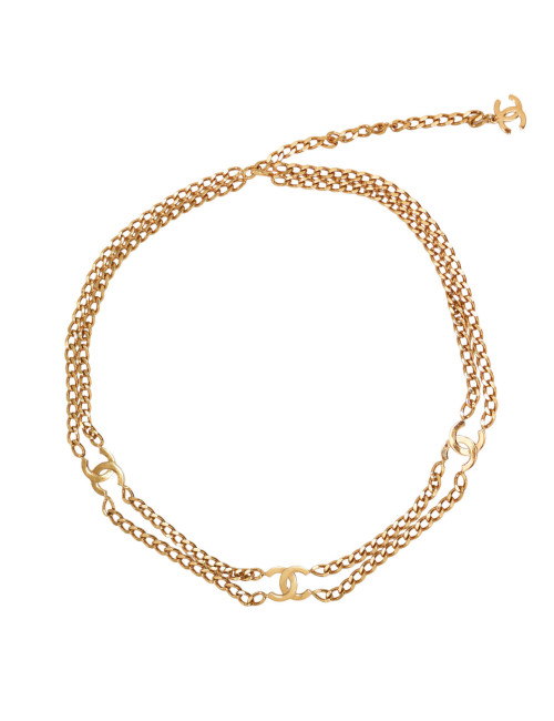 Ceinture CHANEL chaine dorée vintage