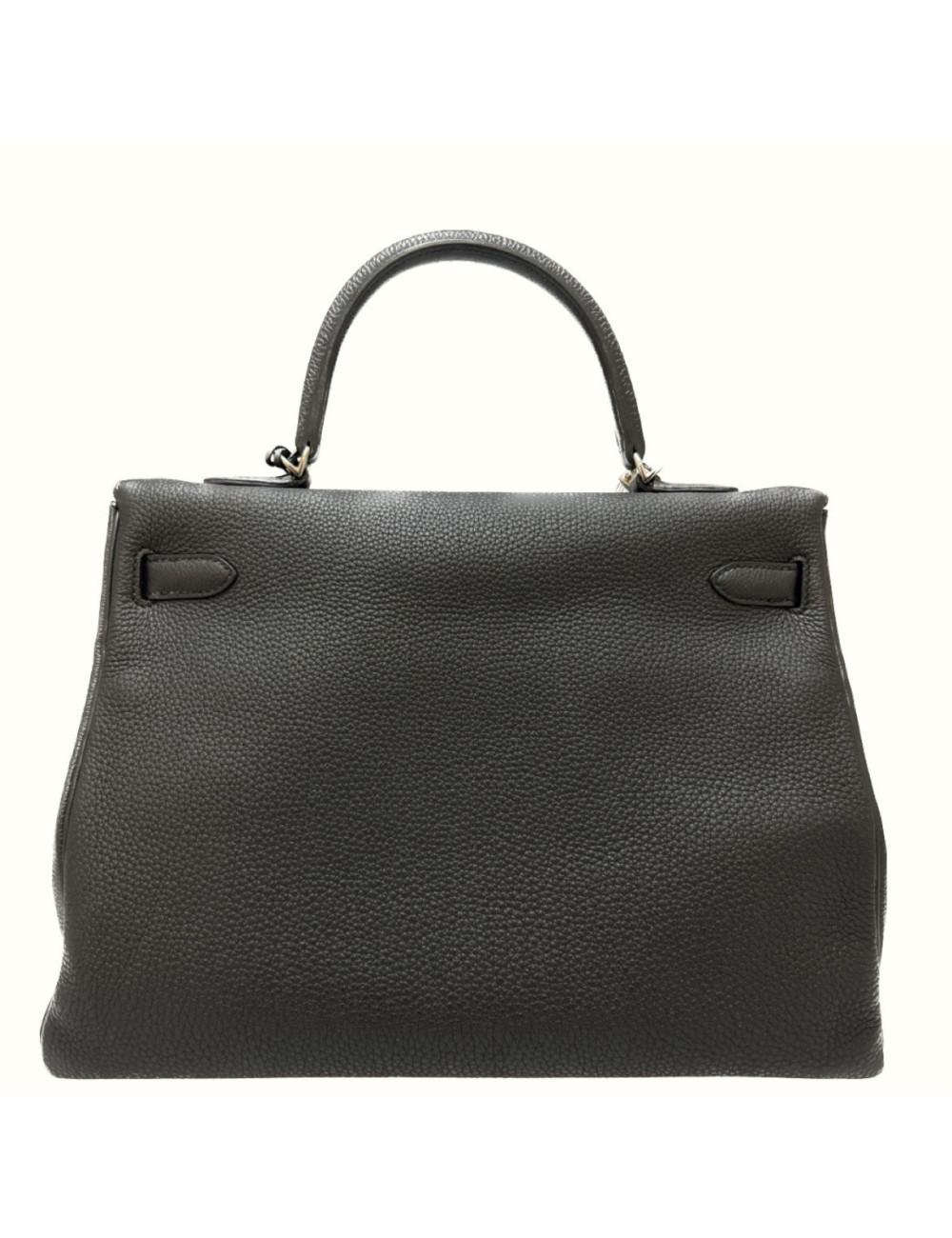 Sac HERMES Kelly 35 gris graphite