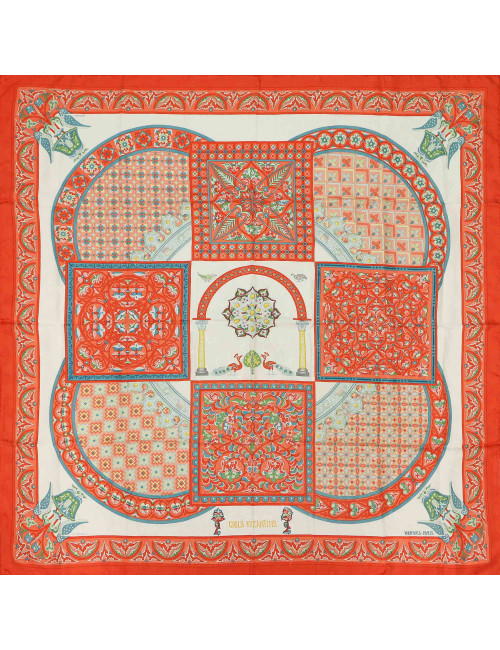 Carré HERMES Ciels Byzantins soie