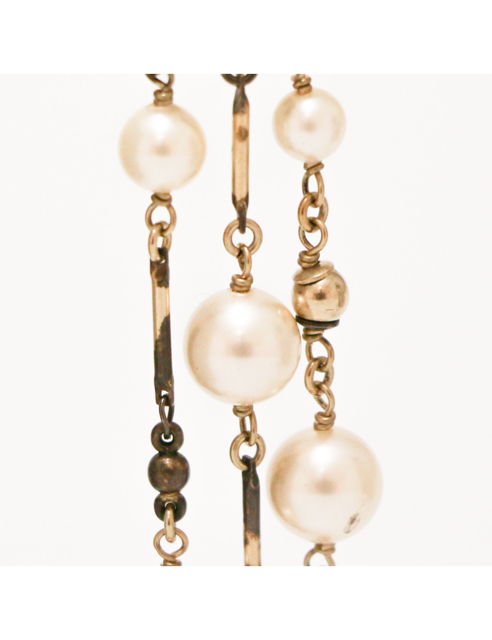 Clips CHANEL perles pendantes