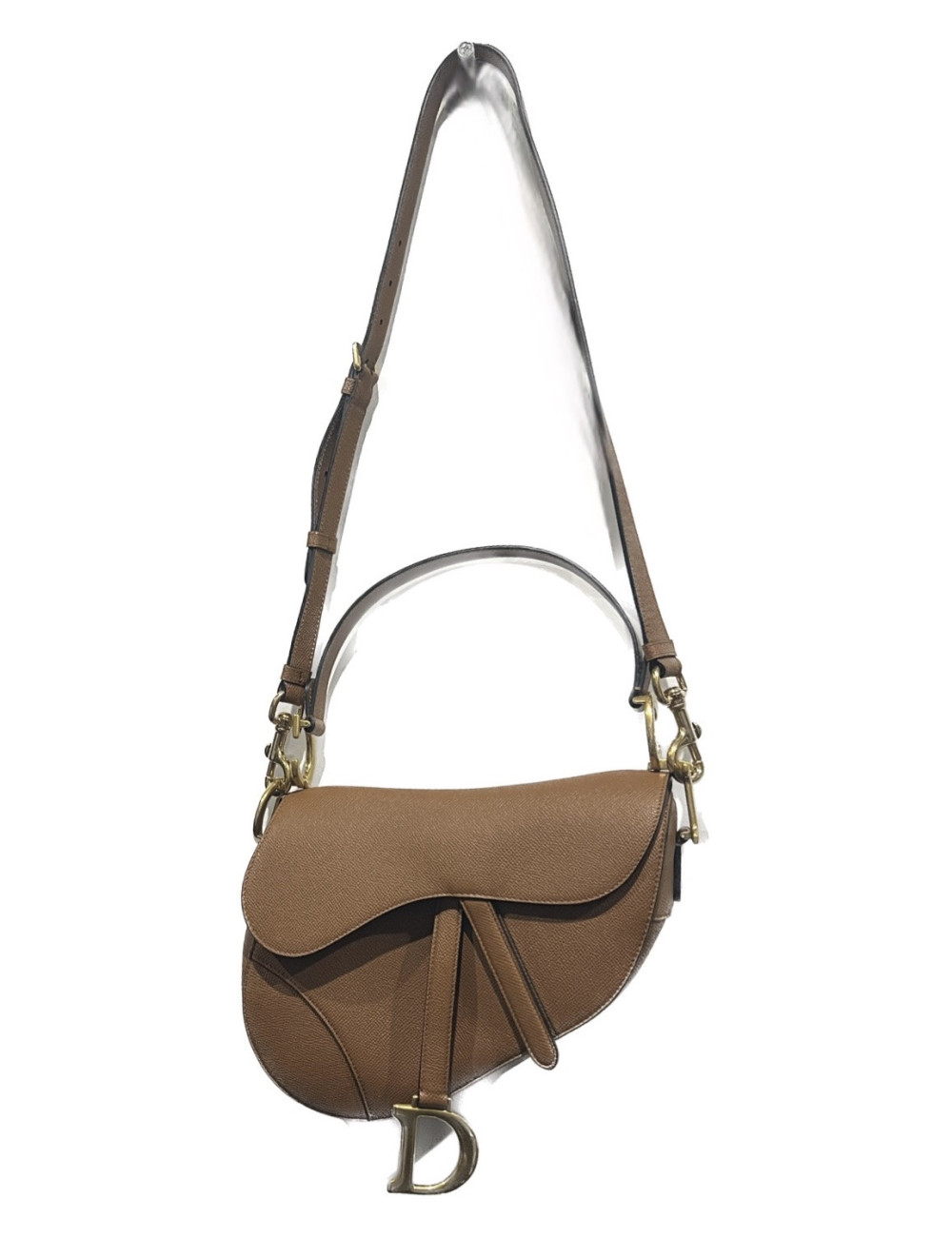 Sac DIOR Saddle bandoulière gold