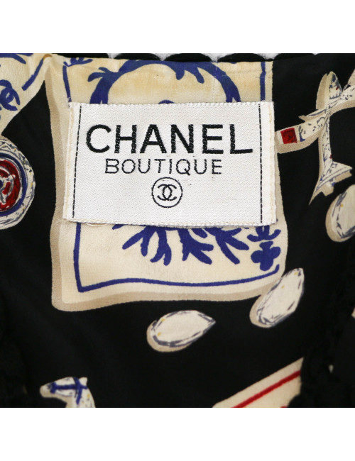 Veste Chanel tweed Casino 1989 : occasion certifiée authentique