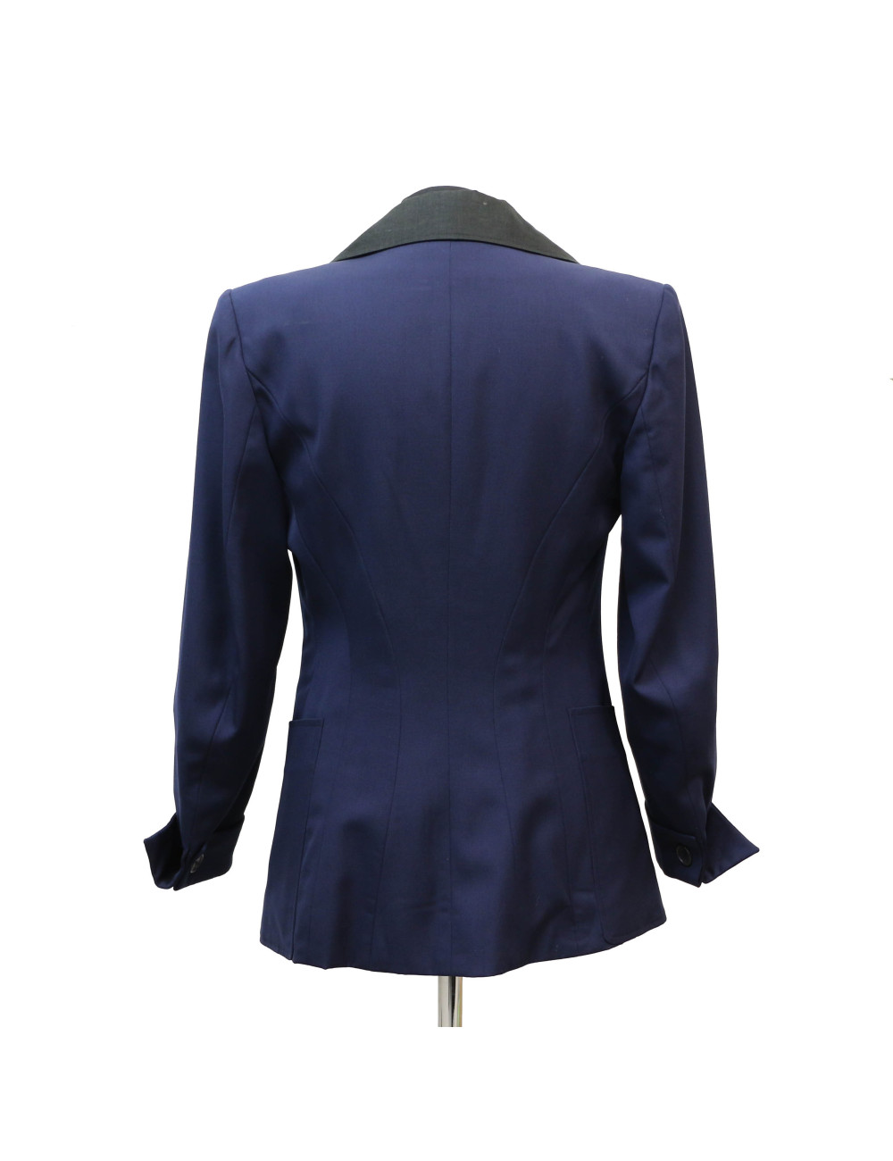 Tailleur HERMES bleu marine T38