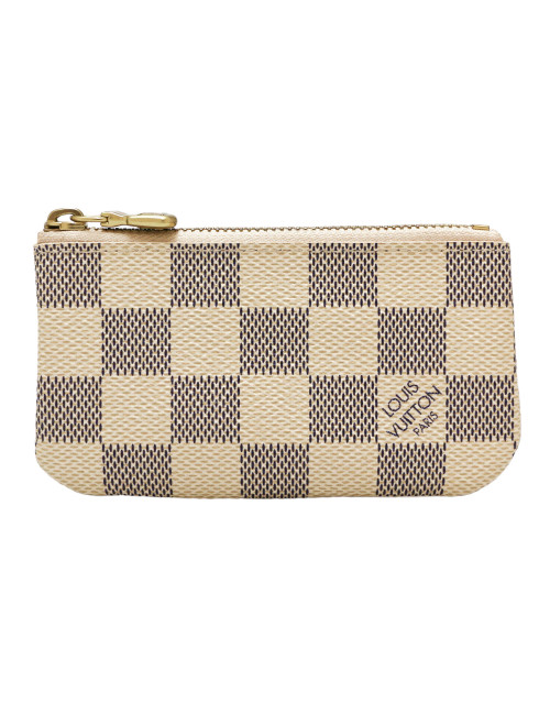 Pochette clés LOUIS VUITTON toile damier azur