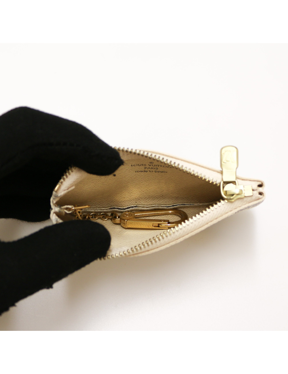 Pochette clés LOUIS VUITTON toile damier azur