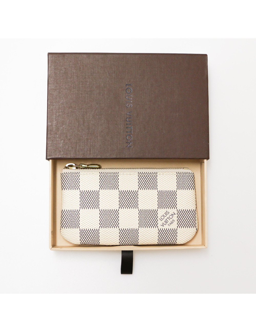 Pochette clés LOUIS VUITTON toile damier azur