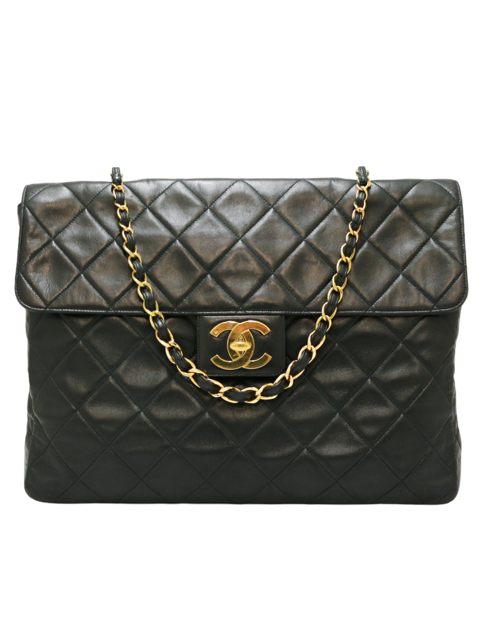 Cartable CHANEL cuir d'agneau