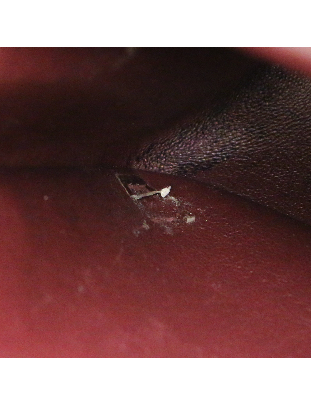 CHANEL 2.55 in black crumpled leather