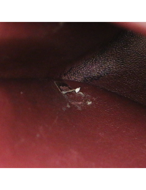 2.55 CHANEL cuir froissé noir