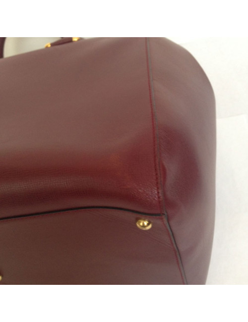 Sac CARTIER en cuir bordeaux