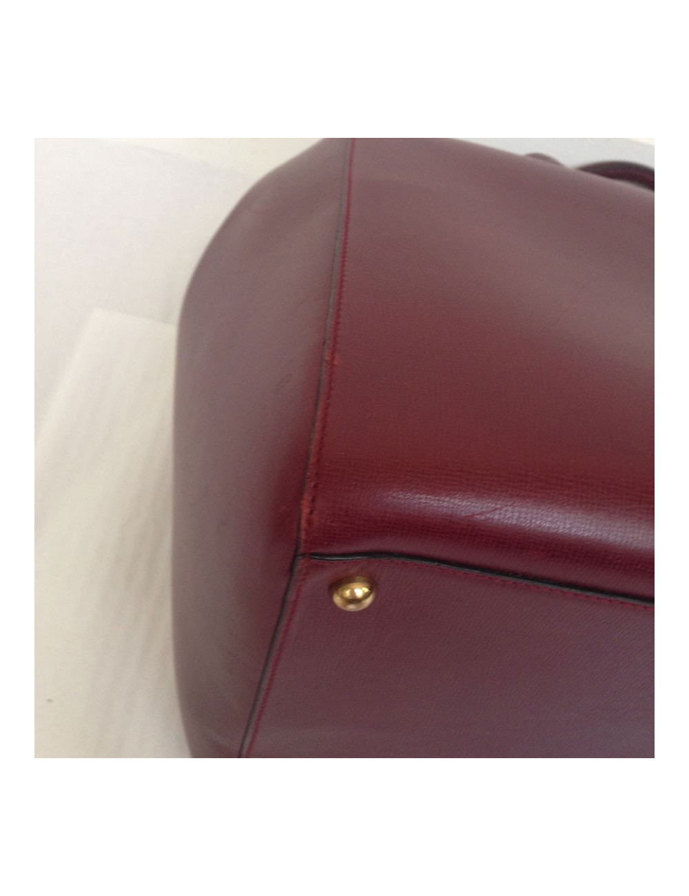 Sac CARTIER en cuir bordeaux