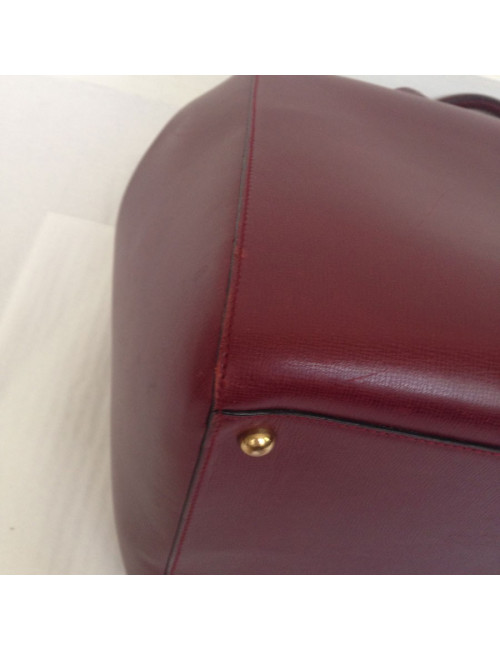 Sac CARTIER en cuir bordeaux