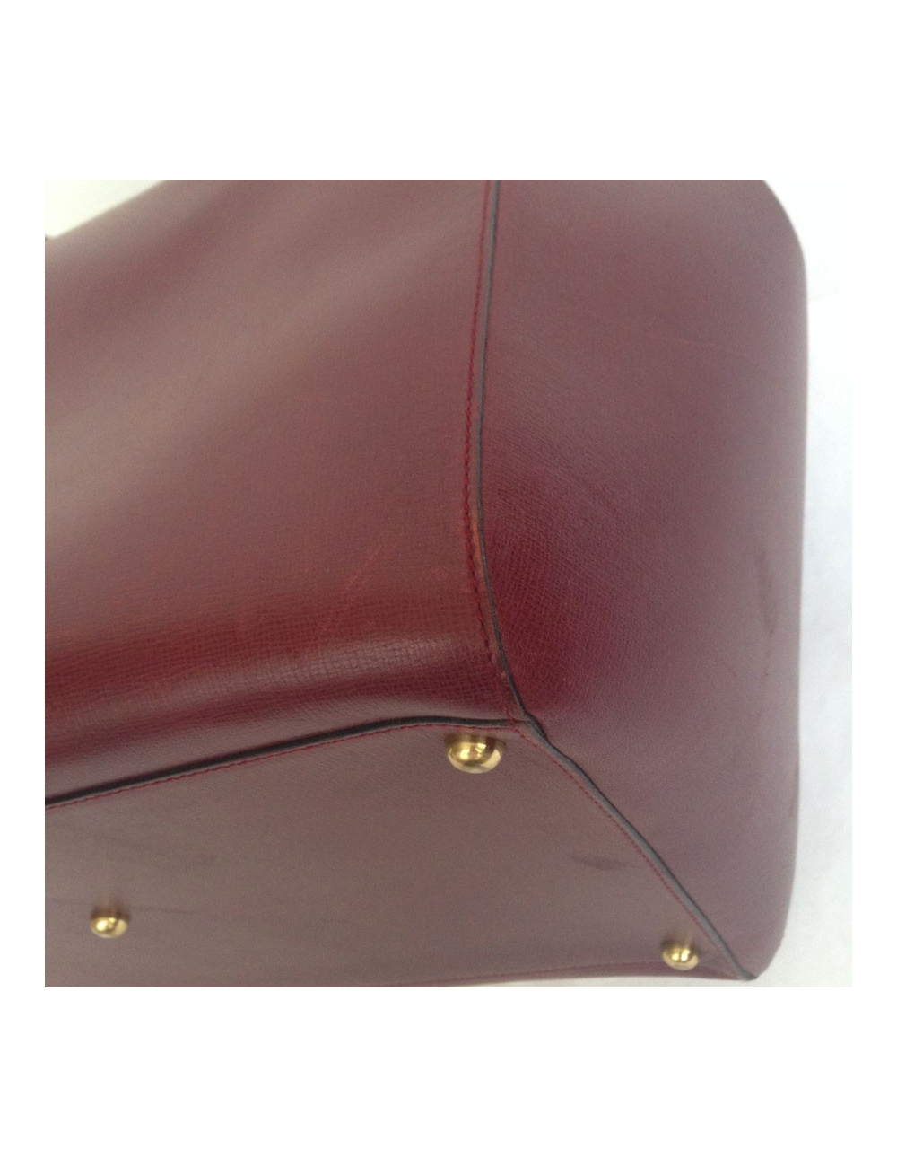 Sac CARTIER en cuir bordeaux