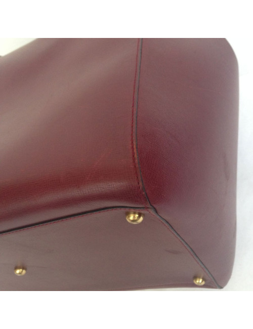 Sac CARTIER en cuir bordeaux