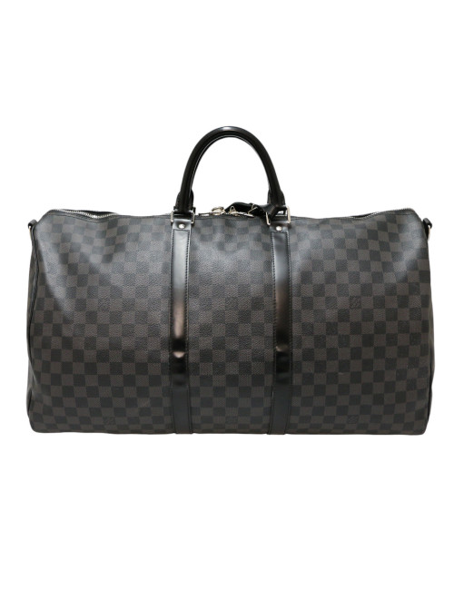 Sac Keepall 50 Bandoulière LOUIS VUITTON Damier graphite