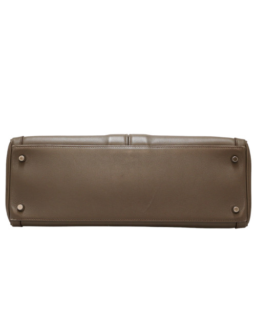 Kelly 35 Lakis HERMES swift gris étain