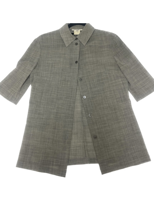 Blouse CELINE T38 laine gris clair