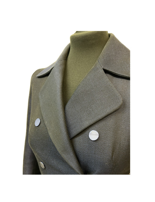 Ensemble manteau et jupe CHRISTIAN DIOR bleu