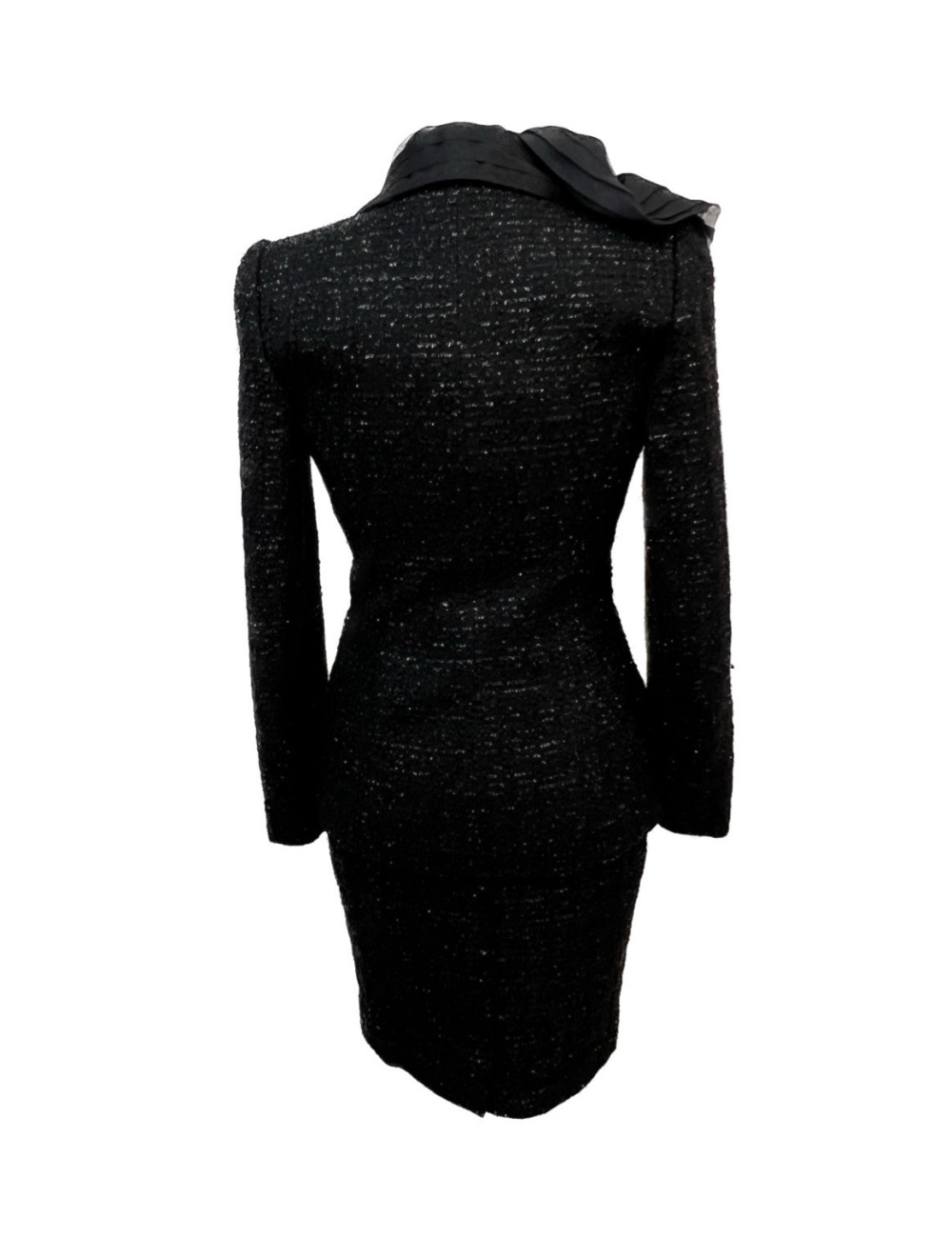 Tailleur tweed CHRISTIAN DIOR noir