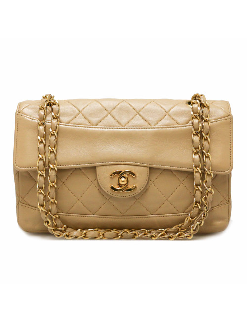 Sac CHANEL beige vintage