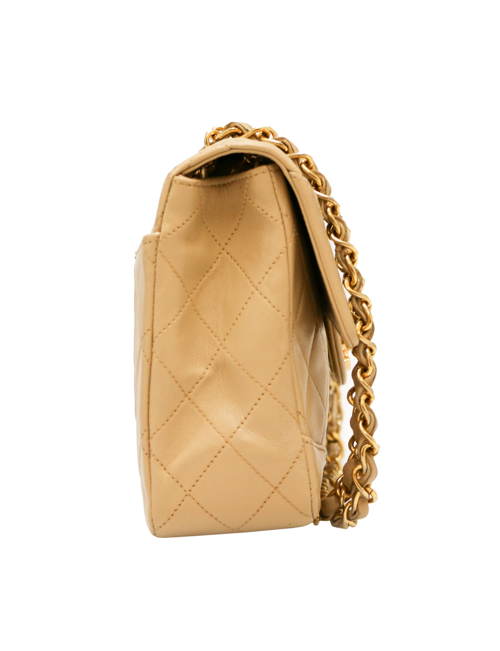 Sac CHANEL beige vintage
