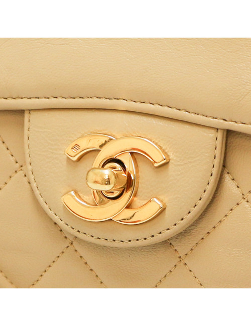 Sac CHANEL beige vintage