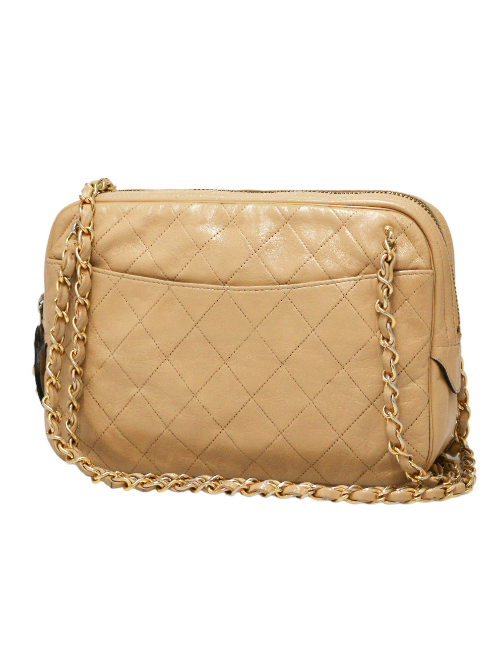 Sac caméra CHANEL beige