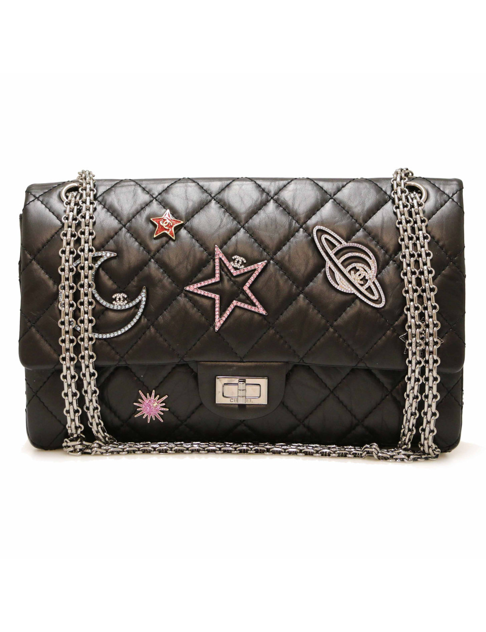 Sac réédition 255 noir charms