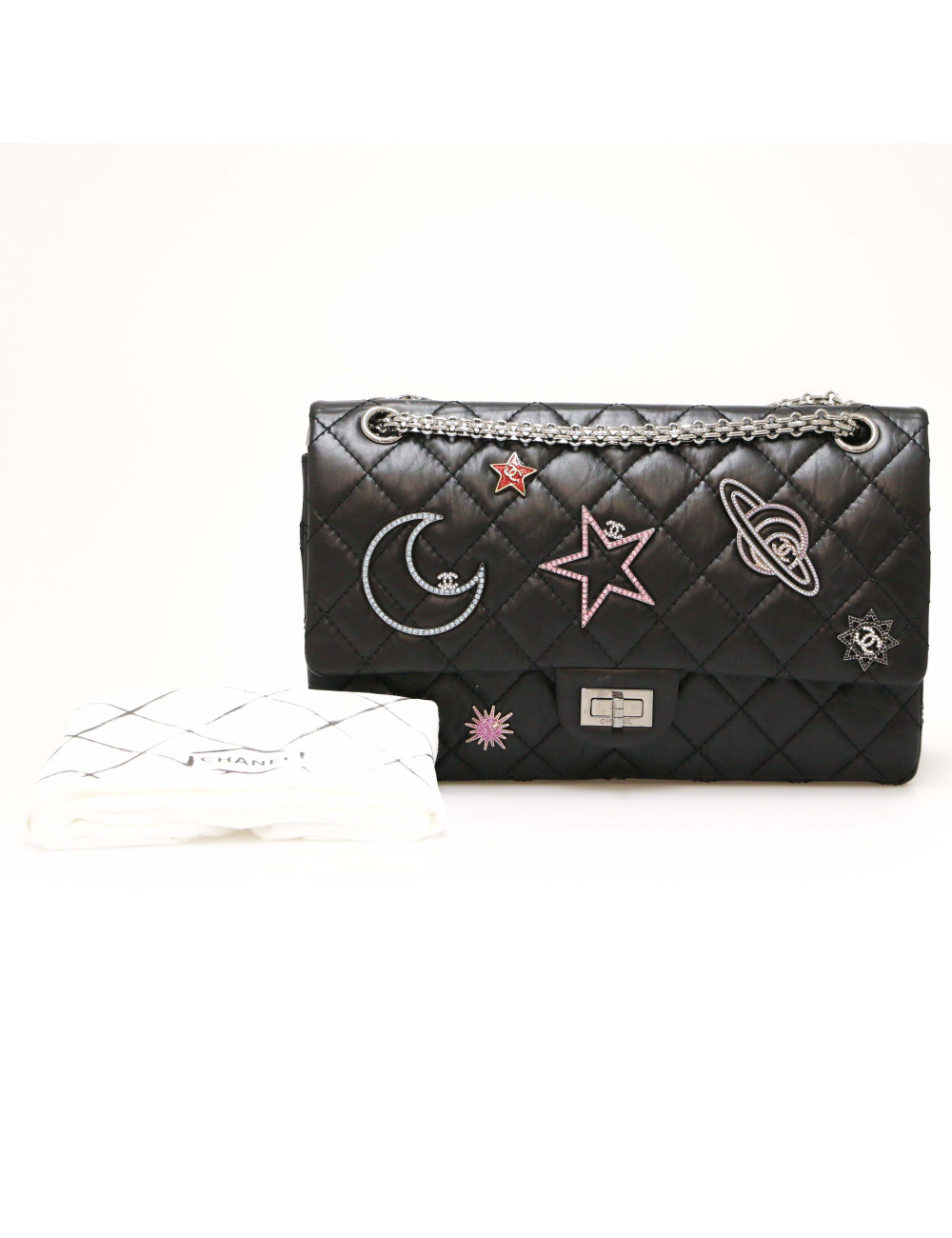 Sac réédition 255 noir charms