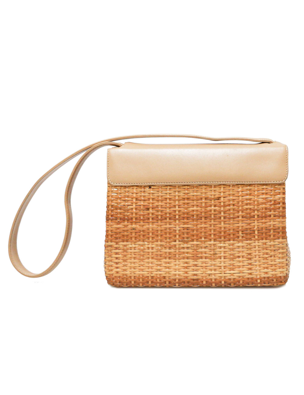 Sac osier CHANEL Vintage