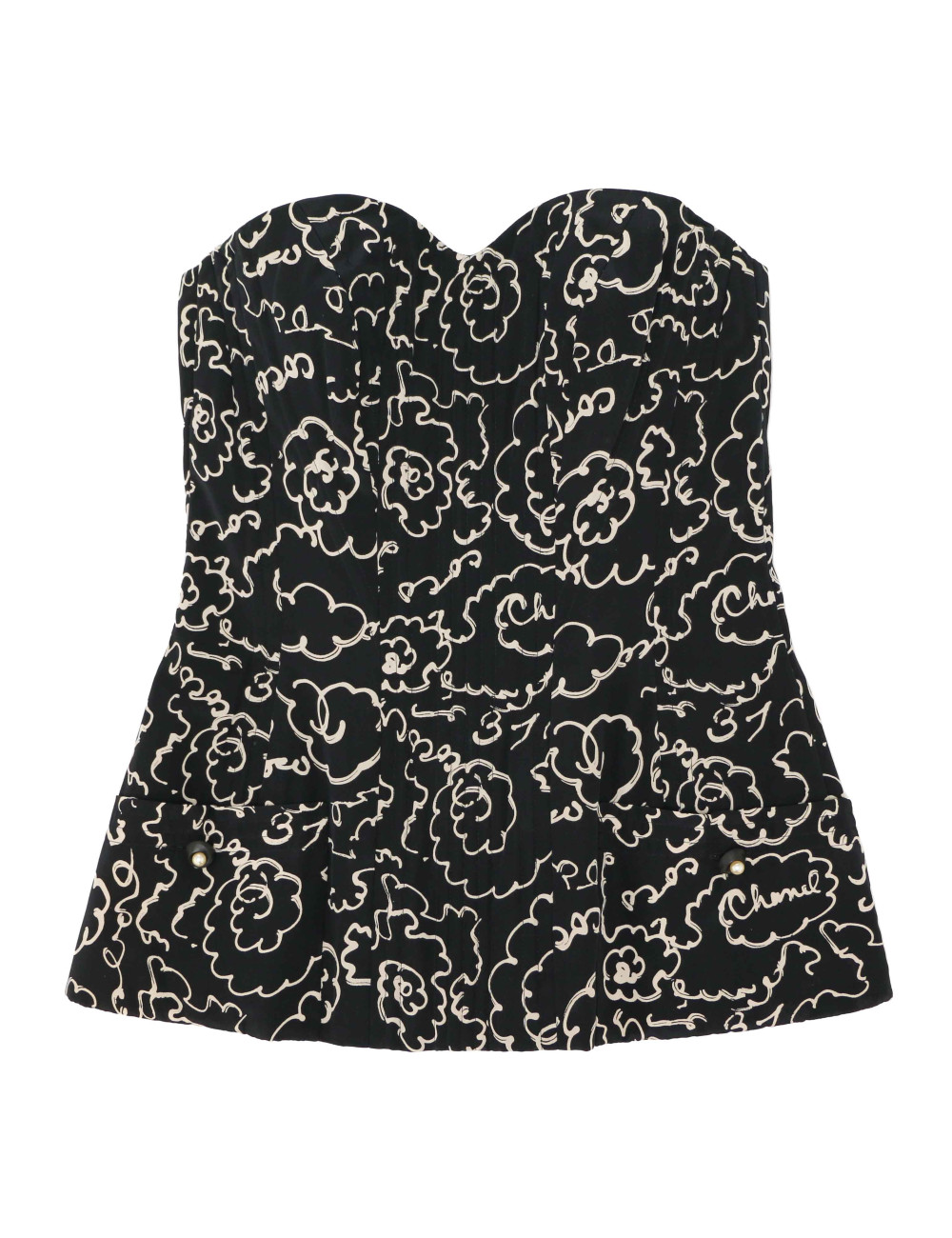 Ensemble  CHANEL T 40  short haut gainé 