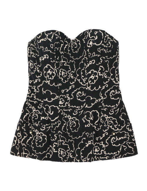 Ensemble CHANEL printemps été 1993 T40  short haut gainé 