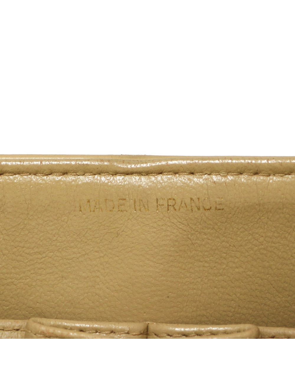 Timeless beige CHANEL cuir d'agneau