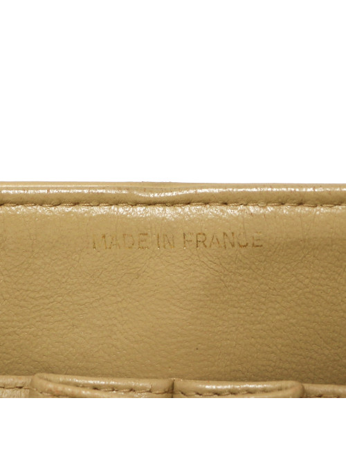 Timeless beige CHANEL cuir d'agneau