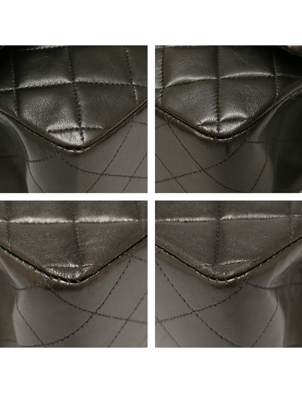 Sac classique double rabat CHANEL vintage noir