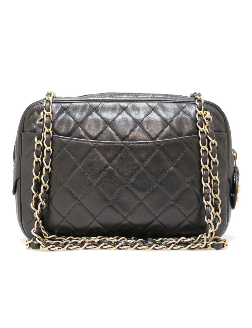 Sac camera CHANEL noir vintage