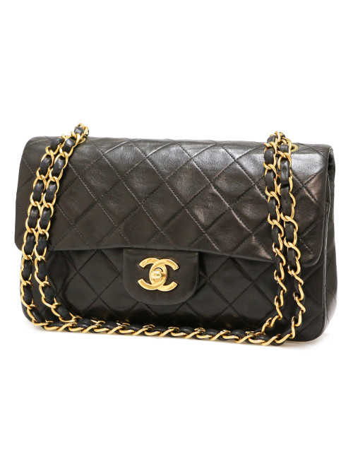 Small timeless CHANEL noir vintage