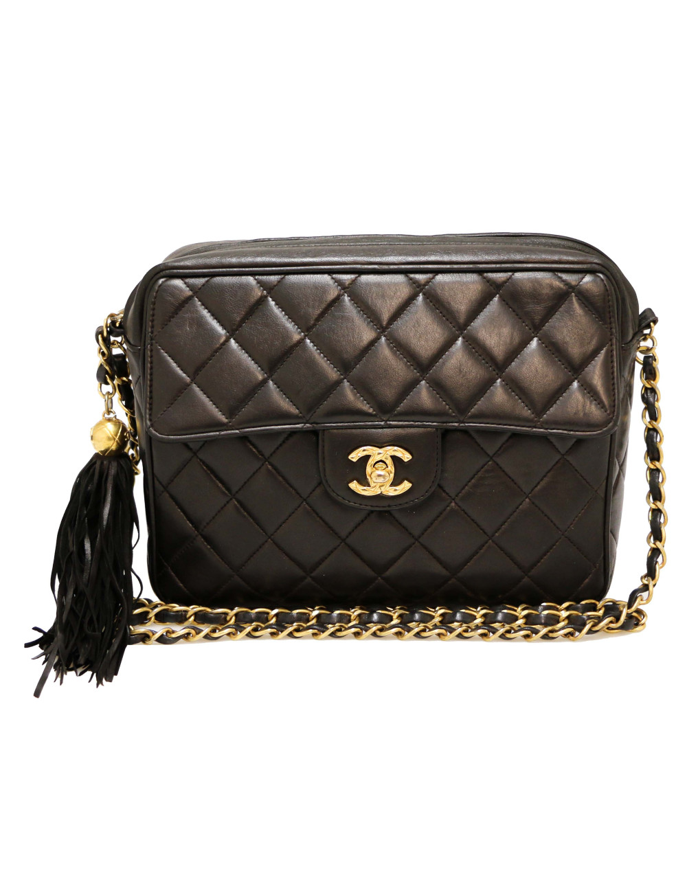 Sac CHANEL Camera vintage noir
