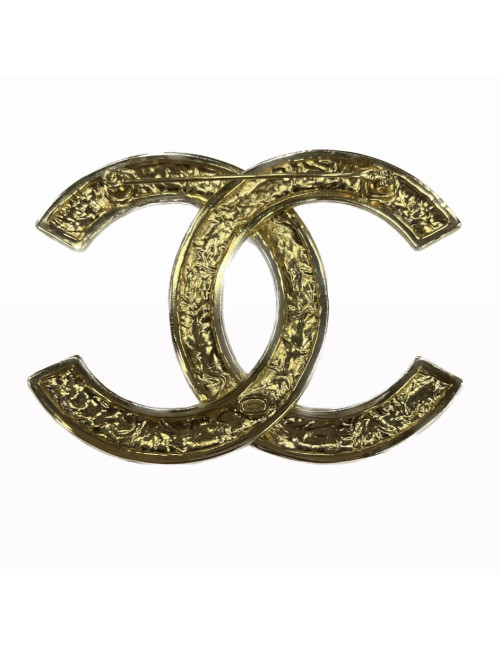 Broche CHANEL GM motifs léopard