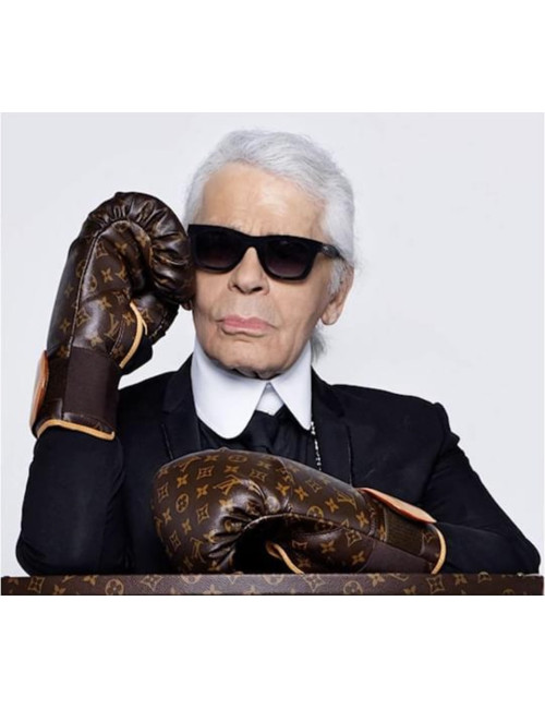 Sac de sport LOUIS VUITTON par Karl Lagerfeld  gants de boxe Monogram