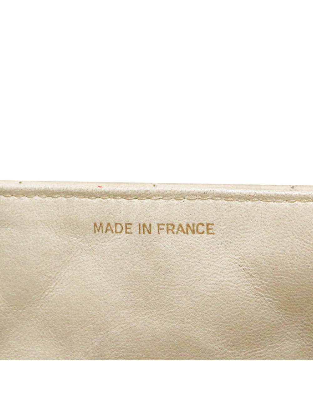 Sac vintage blanc et noir CHANEL