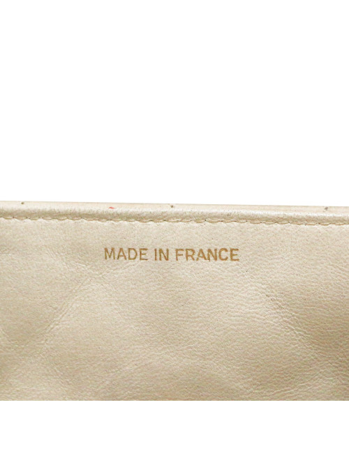 Sac vintage blanc et noir CHANEL