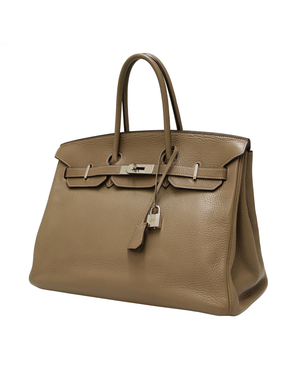 Birkin 35 HERMES taurillon étoupe