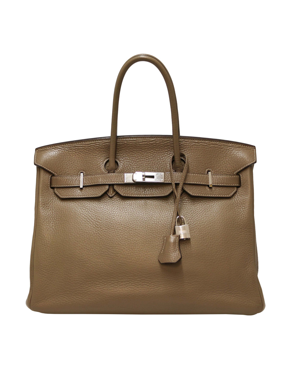 Birkin 35 HERMES taurillon étoupe