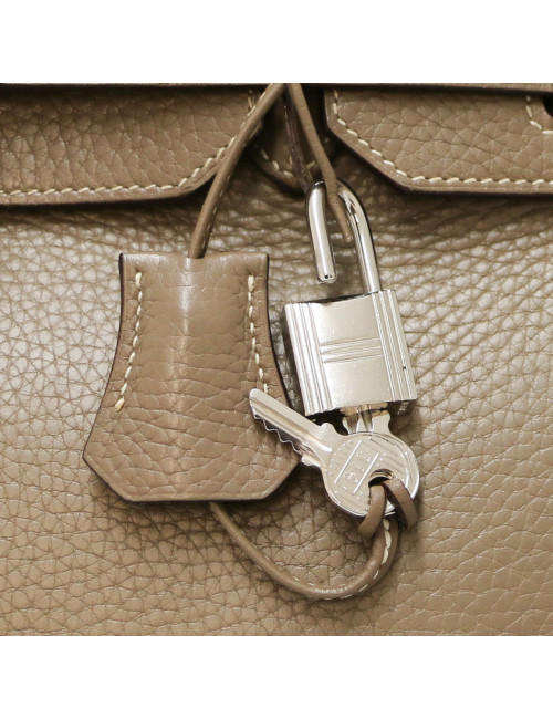 Birkin 35 HERMES taurillon étoupe