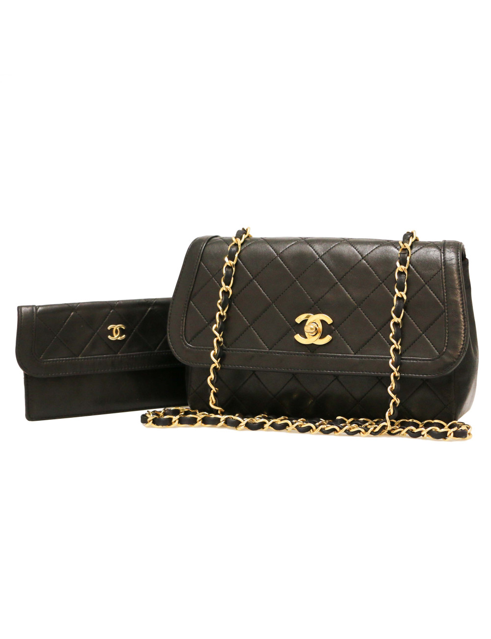 Sac vintage CHANEL fermoir Turnlock