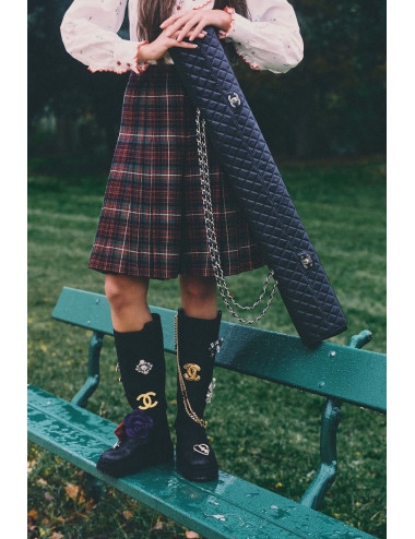 Jupe culotte T 38 CHANEL Paris Edimbourg