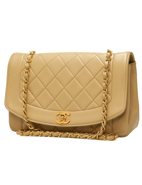 Sac Diana médium CHANEL beige