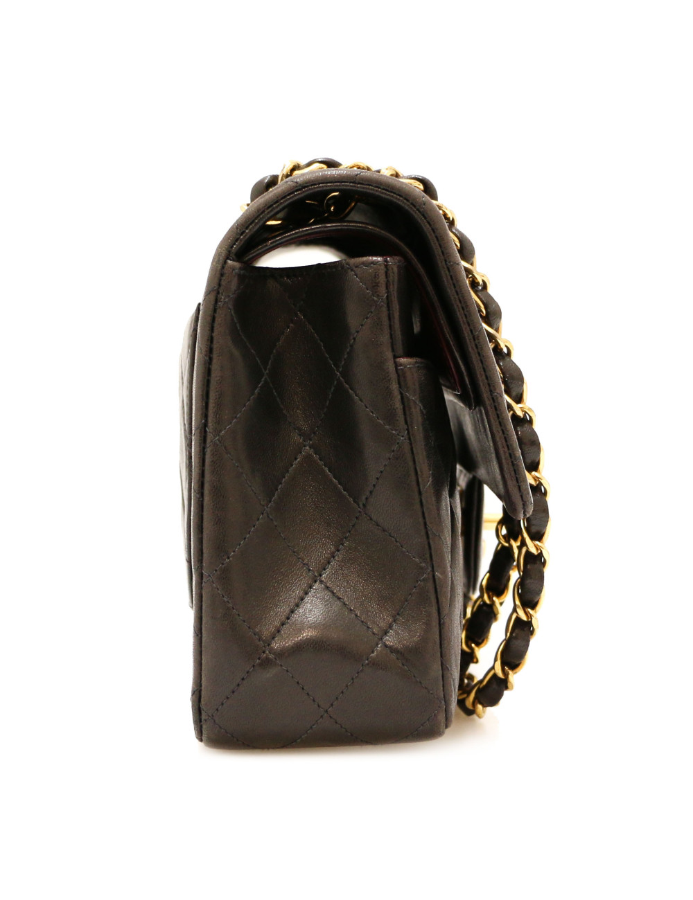 Sac Médium double flap CHANEL noir