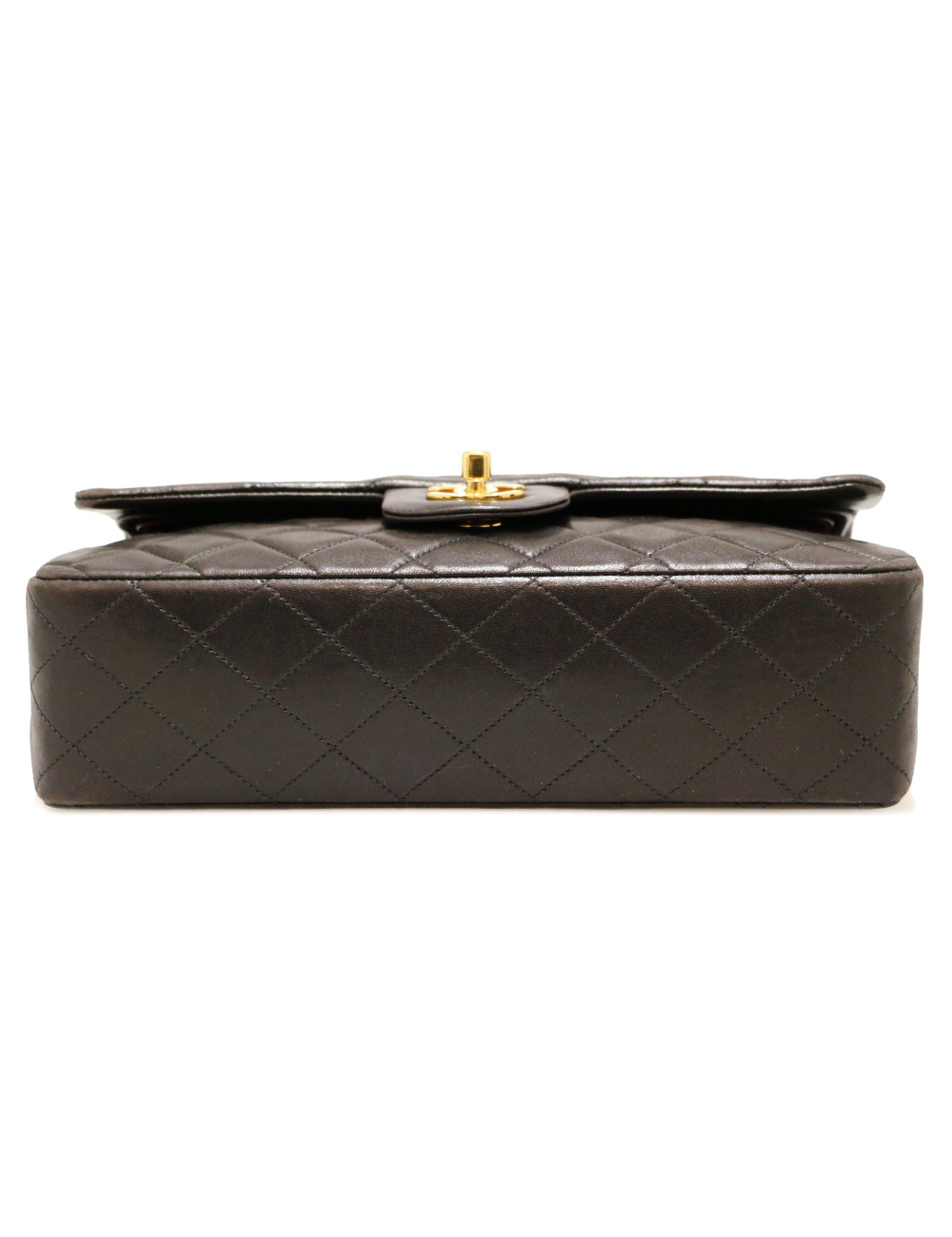 Sac Médium double flap CHANEL noir